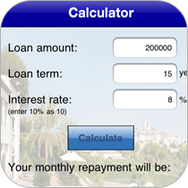 Include a mortgage calculator feature where you can preset the interest rate. Perfect for real estate agents.