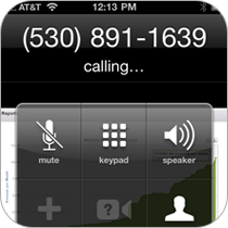 Give your customers one touch calling from inside your app. No numbers to save or remember.